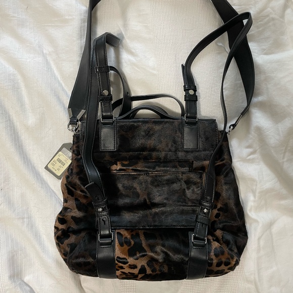 All Saints Leopard Vincent Backpack main image 4